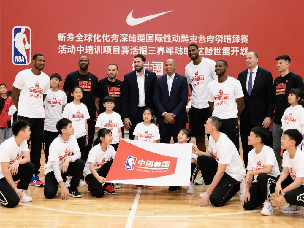 NBA球员代表团访华，参与公益活动